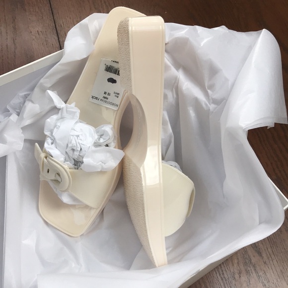 VERONICA BEARD DAVINA Jelly Pool Slide SANDALS - Picture 9 of 11